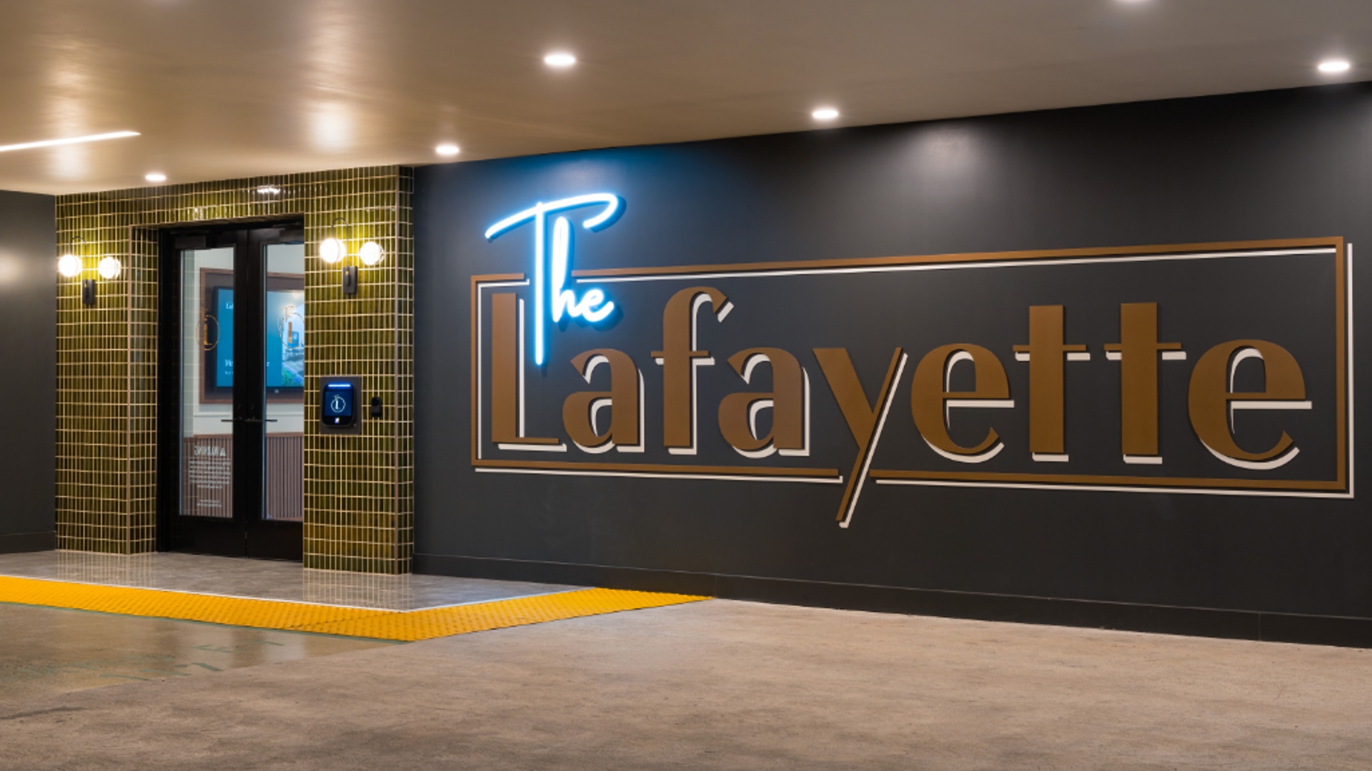 Lobby Sign